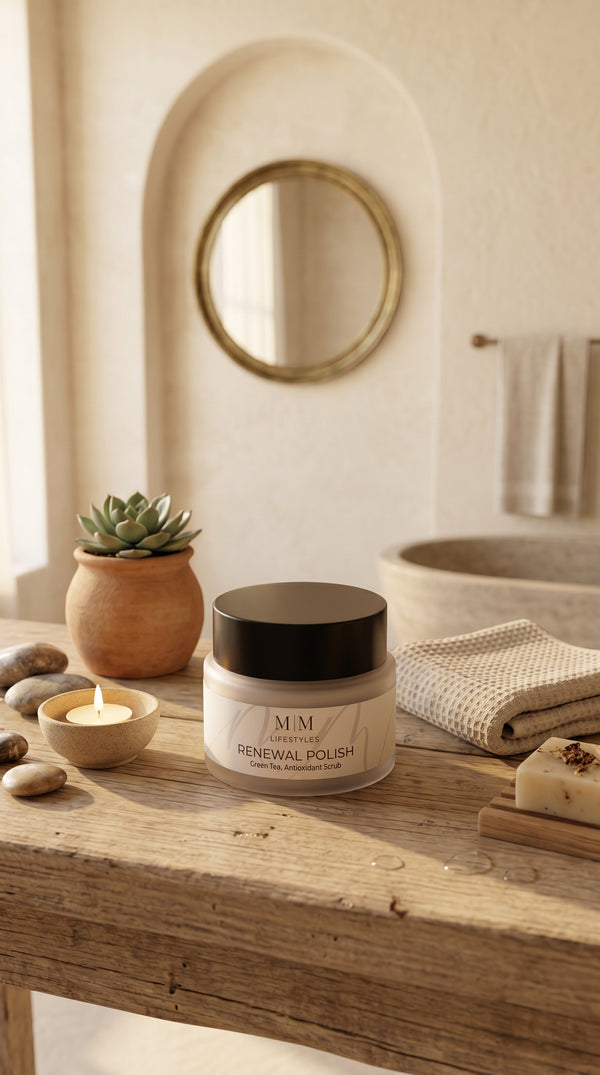 Green Tea Antioxidant Face Scrub – Renewal Polish
