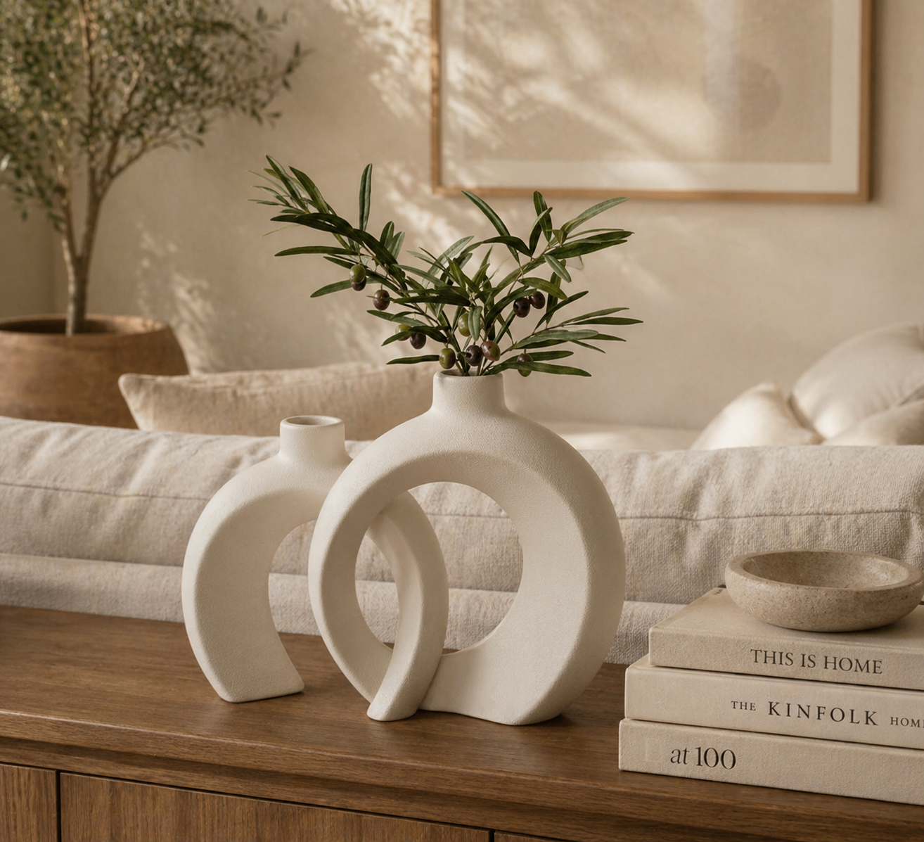 Ceramic Decorative Vase Set